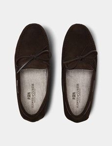 Chocolate Brown Moccasin Slippers