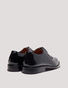 Black Italian Patent Leather Derby Dress Shoe-preview2