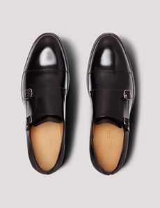 Brown Double Monk Strap Shoe-preview4