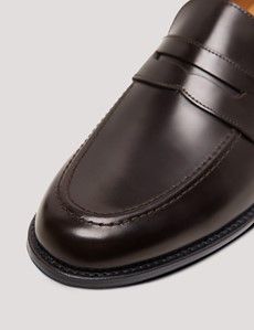 Brown Leather Penny Loafer-preview5