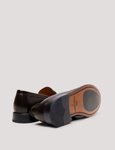 Brown Leather Penny Loafer-preview3