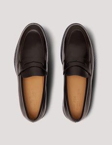 Brown Leather Penny Loafer-preview4