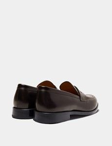 Brown Leather Penny Loafer-preview2