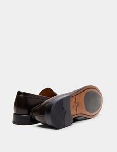 Brown Leather Penny Loafer-preview3
