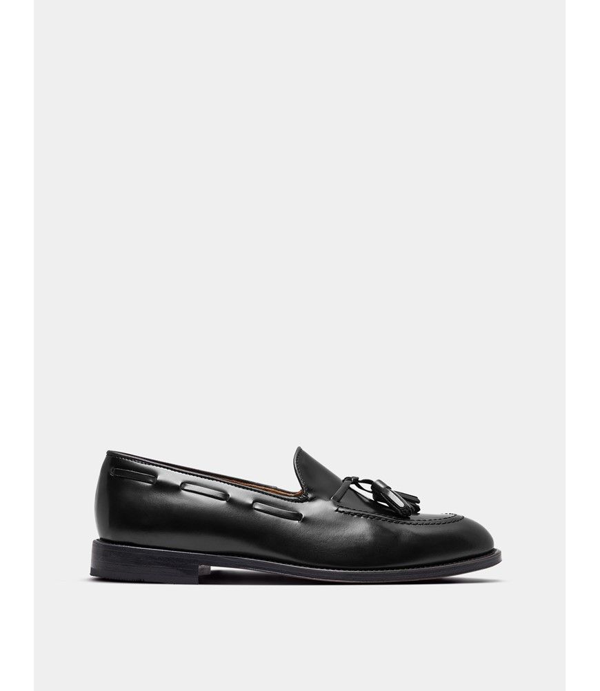 靴 AMERI Vintage STUDS TASSEL LOAFER Fred Perry X George Cox Tassel Loafer Studded Leather | ASOS