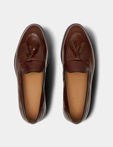 Tan Tassel Loafer