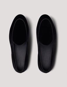 Black Velvet Belgian Loafer-preview4