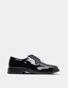 Black Derby Dress Shoe