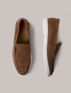 Tan Suede Loafers-preview2