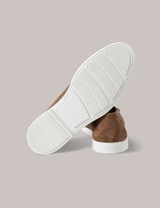Tan Suede Loafers-preview3