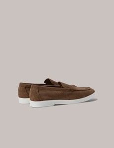 Tan Suede Loafers-preview1