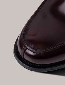 Burgundy Formal Leather Slip-On Shoe-preview5