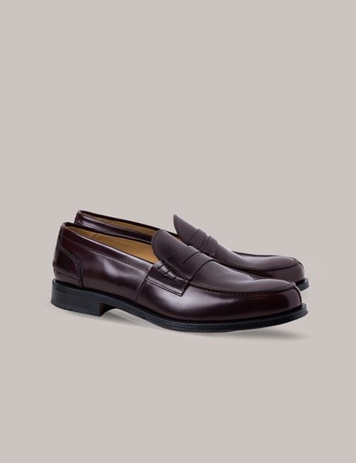 Burgundy Formal Leather Slip-On Shoe-preview