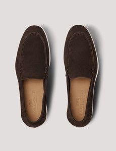 Brown Italian Suede Loafer-preview4