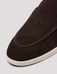 Brown Italian Suede Loafer-preview5