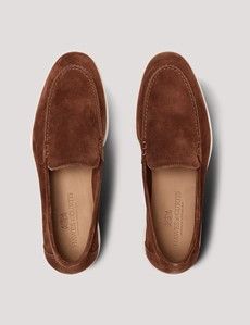 Camel Italian Suede Loafer-preview4