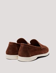 Camel Italian Suede Loafer-preview2