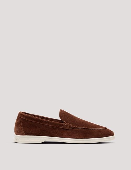 Camel Italian Suede Loafer