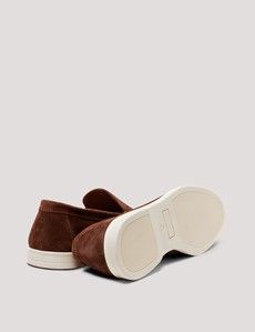 Camel Italian Suede Loafer-preview3