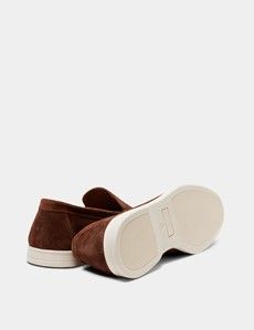 Camel Italian Suede Loafer-preview3