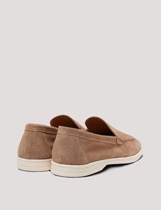 Tan Italian Suede Loafer-preview2