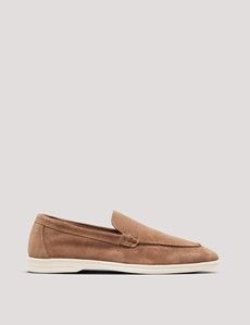 Tan Italian Suede Loafer