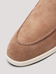 Tan Italian Suede Loafer-preview5