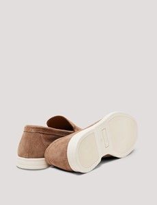Tan Italian Suede Loafer-preview3