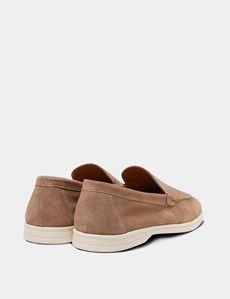 Tan Italian Suede Loafer-preview2