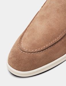 Tan Italian Suede Loafer-preview5