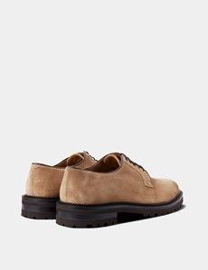 Beige Chunky Derby Shoe