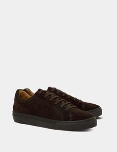 Chocolate Tonal Sole Trainers
