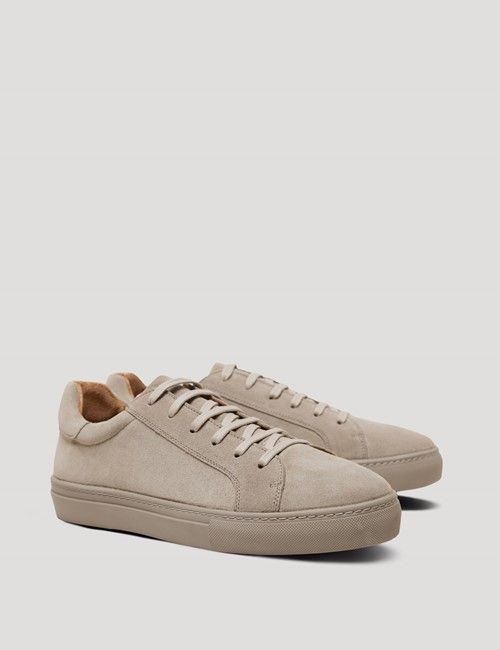 Stone Suede Tonal Sole Sneakers-preview