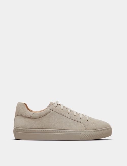 Stone Suede Tonal Sole Sneakers