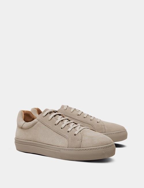 Stone Suede Tonal Sole Sneakers-preview