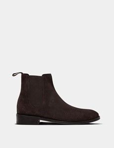Chocolate Brown Chelsea Boots