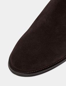 Chocolate Brown Chelsea Boots
