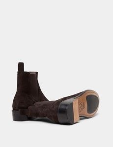 Chocolate Brown Chelsea Boots