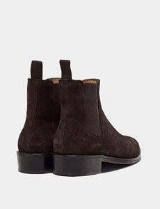 Chocolate Brown Chelsea Boots