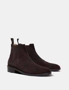 Chocolate Brown Chelsea Boots