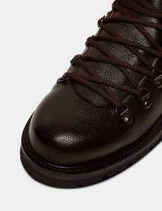 Chocolate Brown Hiking Boots
