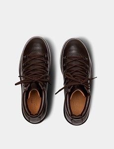 Chocolate Brown Hiking Boots