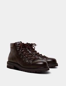 Chocolate Brown Hiking Boots