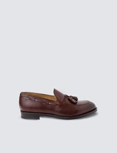 Burgundy Leather Tassel Loafer-preview5