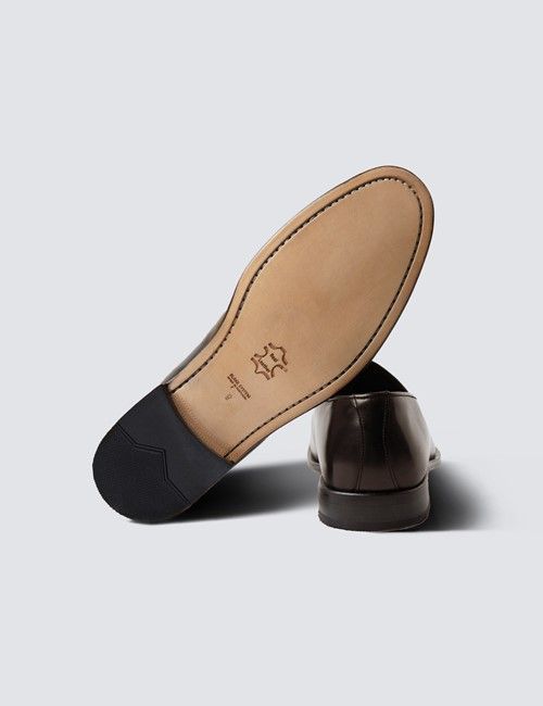 Brown Leather Tassel Loafer-preview