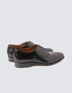 Black Leather Oxford Shoe-preview2