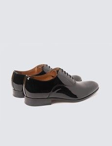 Black Patent Lace Up Dress Shoe-preview2
