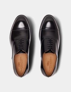 Black Leather Oxford Shoe-preview4