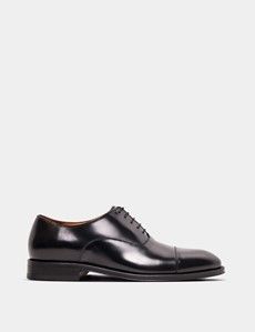 Black Leather Oxford Shoe