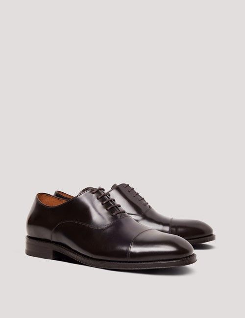 Brown Leather Oxford Shoe-preview